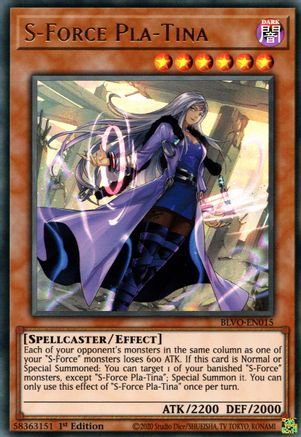 S-Force Pla-Tina [BLVO-EN015] Ultra Rare - Trinity Hobby
