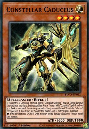 Constellar Caduceus [BLVO-EN022] Super Rare - Trinity Hobby