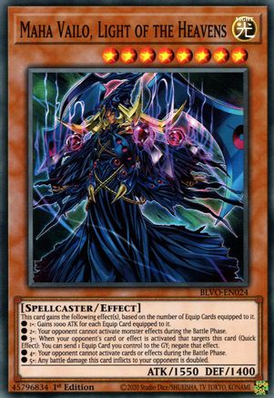 Maha Vailo, Light of the Heavens [BLVO-EN024] Super Rare - Trinity Hobby