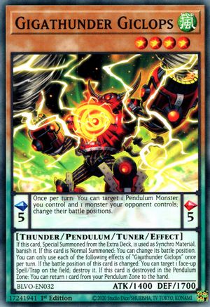 Gigathunder Giclops [BLVO-EN032] Common - Trinity Hobby