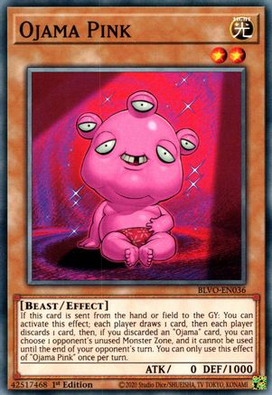 Ojama Pink [BLVO-EN036] Common - Trinity Hobby