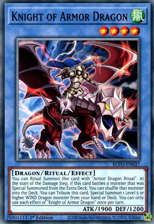 Knight of Armor Dragon [BLVO-EN037] Common - Trinity Hobby