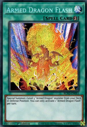 Armed Dragon Flash [BLVO-EN051] Secret Rare - Trinity Hobby