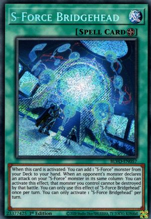 S-Force Bridgehead [BLVO-EN057] Secret Rare - Trinity Hobby