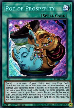 Pot of Prosperity [BLVO-EN065] Secret Rare - Trinity Hobby