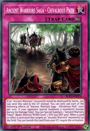 Ancient Warriors Saga - Chivalrous Path [BLVO-EN074] Common - Trinity Hobby