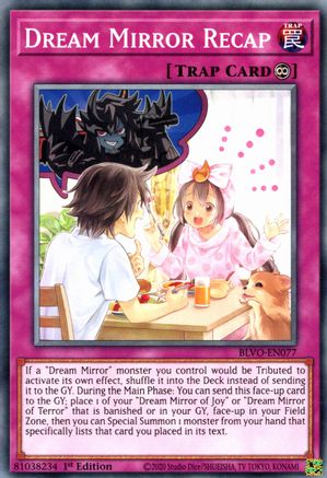 Dream Mirror Recap [BLVO-EN077] Common - Trinity Hobby