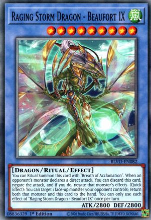 Raging Storm Dragon - Beaufort IX [BLVO-EN082] Common - Trinity Hobby