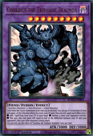 Coordius the Triphasic Dealmon [BLVO-EN083] Ultra Rare - Trinity Hobby