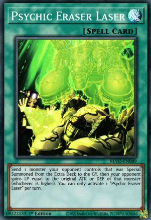 Psychic Eraser Laser [BLVO-EN089] Super Rare - Trinity Hobby