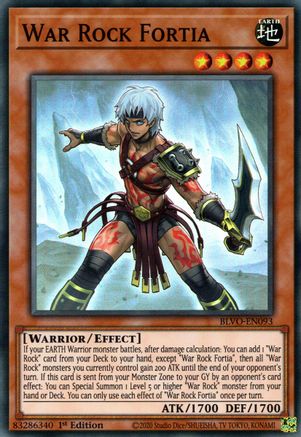 War Rock Fortia [BLVO-EN093] Super Rare - Trinity Hobby
