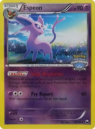 Espeon (48/108) (National Championship Promo) [Black & White: Dark Explorers] - Trinity Hobby