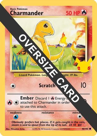 Charmander (46/102) (Jumbo Card) [First Partner Pack] - Trinity Hobby