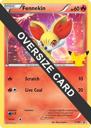 Fennekin (XY02) (Jumbo Card) [First Partner Pack] - Trinity Hobby