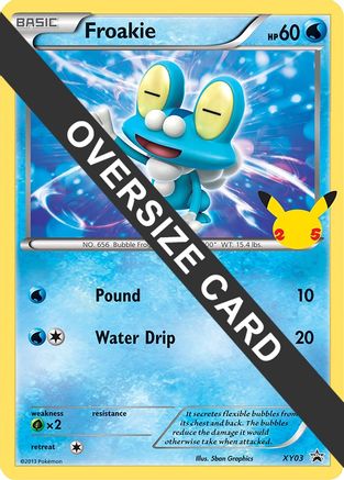 Froakie (XY03) (Jumbo Card) [First Partner Pack] - Trinity Hobby