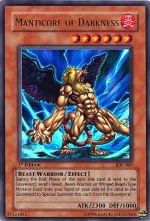 Manticore of Darkness [IOC-067] Ultra Rare - Trinity Hobby