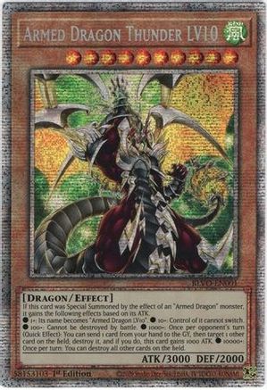 Armed Dragon Thunder LV10 (Starlight Rare) [BLVO-EN001] Starlight Rare - Trinity Hobby