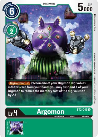 Argomon [BT2-045] [Sortie du Booster Spécial Ver.1.5] 