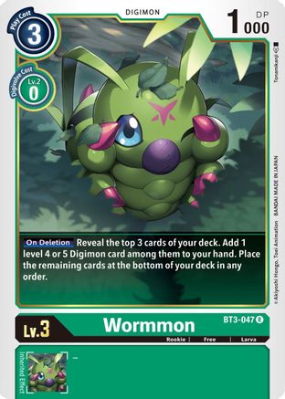Wormmon [BT3-047] [Sortie du Booster Spécial Ver.1.5] 