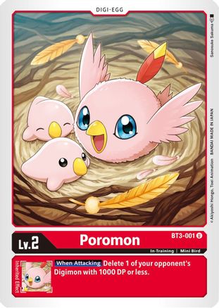 Poromon [BT3-001] [Release Special Booster Ver.1.5] - Trinity Hobby