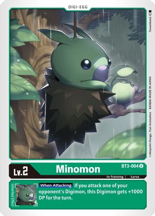 Minomon [BT3-004] [Release Special Booster Ver.1.5] - Trinity Hobby