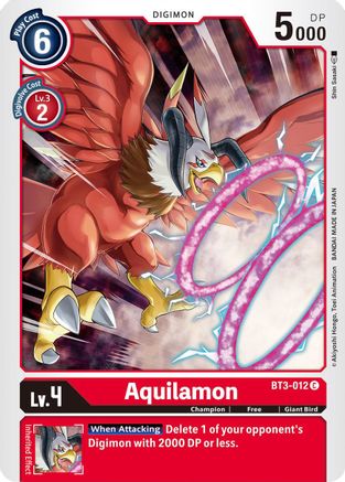 Aquilamon [BT3-012] [Release Special Booster Ver.1.5] - Trinity Hobby