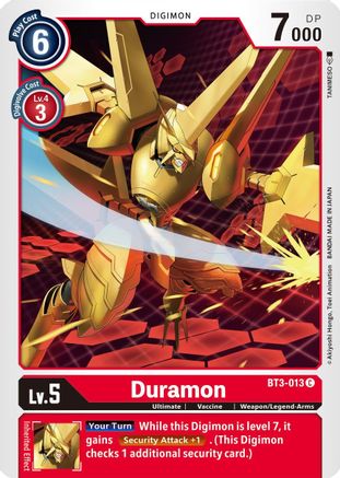 Duramon [BT3-013] [Release Special Booster Ver.1.5] - Trinity Hobby