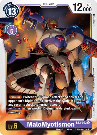 MaloMyotismon [BT3-092] [Sortie spéciale Booster Ver.1.5] 