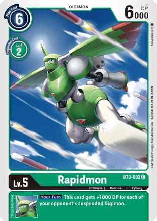Rapidmon [BT3-052] [Release Special Booster Ver.1.5] - Trinity Hobby