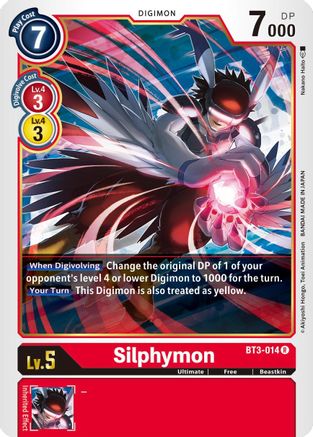 Silphymon [BT3-014] [Release Special Booster Ver.1.5] - Trinity Hobby