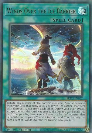 Winds Over the Ice Barrier [SDFC-EN027] Ultra Rare - Trinity Hobby
