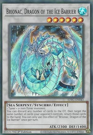 Brionac, Dragon of the Ice Barrier [SDFC-EN043] Super Rare - Trinity Hobby