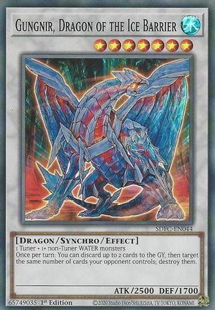 Gungnir, Dragon of the Ice Barrier [SDFC-EN044] Super Rare - Trinity Hobby