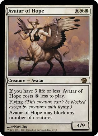 Avatar of Hope (8th Edition)  (OVER-004) - [Oversize Cards]