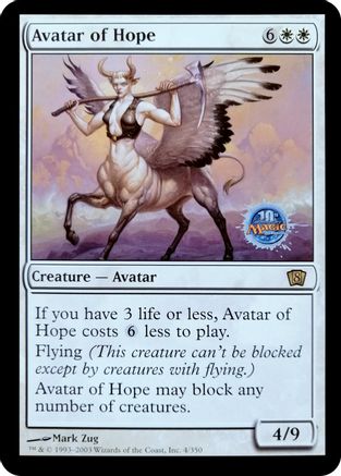 Avatar of Hope (Grand Prix Bangkok 2003)  (OVER-004) - [Oversize Cards]
