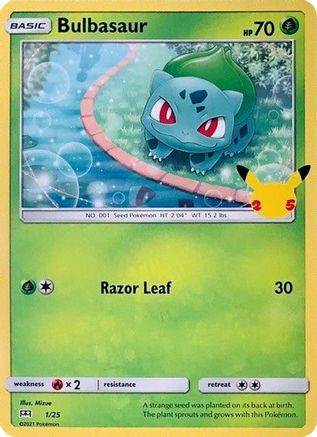 Bulbasaur (1/25) [McDonald's 25th Anniversary] - Trinity Hobby