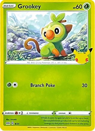Grookey (8/25) [McDonald's 25th Anniversary] - Trinity Hobby