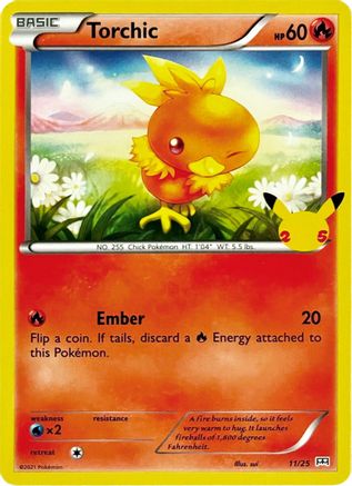 Torchic (11/25) [McDonald's 25th Anniversary] - Trinity Hobby