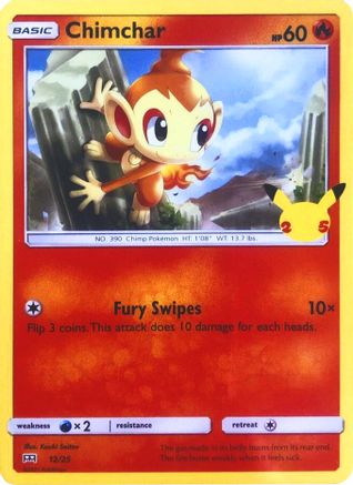Chimchar (12/25) [McDonald's 25th Anniversary] - Trinity Hobby