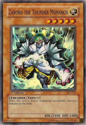 Zaborg the Thunder Monarch [AST-023] Super Rare - Trinity Hobby