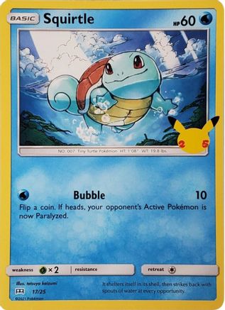 Squirtle (17/25) [McDonald's 25th Anniversary] - Trinity Hobby