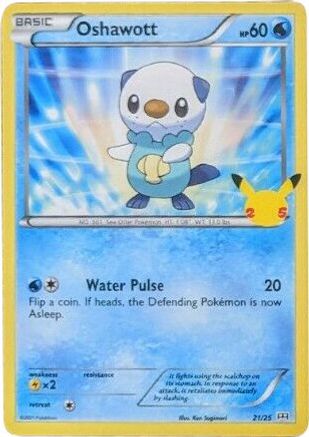 Oshawott (21/25) [McDonald's 25th Anniversary] - Trinity Hobby
