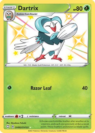 Dartrix (SV002/SV122) [Sword & Shield: Shining Fates] - Trinity Hobby