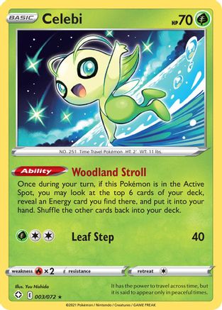 Celebi (003/072) [Sword & Shield: Shining Fates] - Trinity Hobby