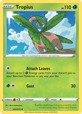 Tropius (005/072) [Sword & Shield: Shining Fates] - Trinity Hobby