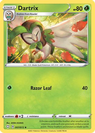 Dartrix (007/072) [Sword & Shield: Shining Fates] - Trinity Hobby