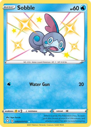 Sobble (SV025/SV122) [Sword & Shield: Shining Fates] - Trinity Hobby