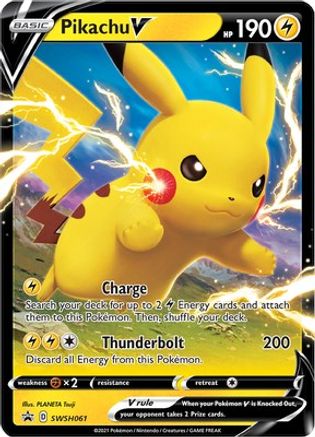 Pikachu V (SWSH061) [Sword & Shield: Black Star Promos] - Trinity Hobby