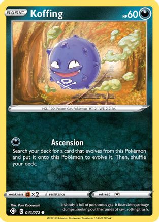 Koffing (041/072) [Sword & Shield: Shining Fates] - Trinity Hobby