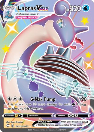 Lapras VMAX (SV111/SV122) [Sword & Shield: Shining Fates] - Trinity Hobby